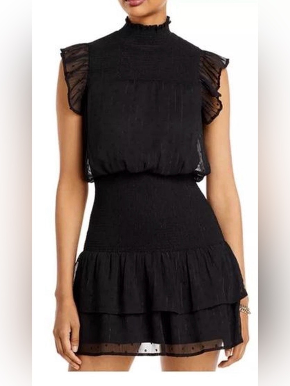 Aqua Elegant Black Dress